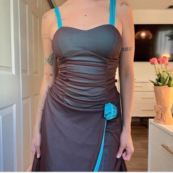 Ruby Rox Vintage-Inspired Ruched Dress – Size Small - Picture 3 of 8